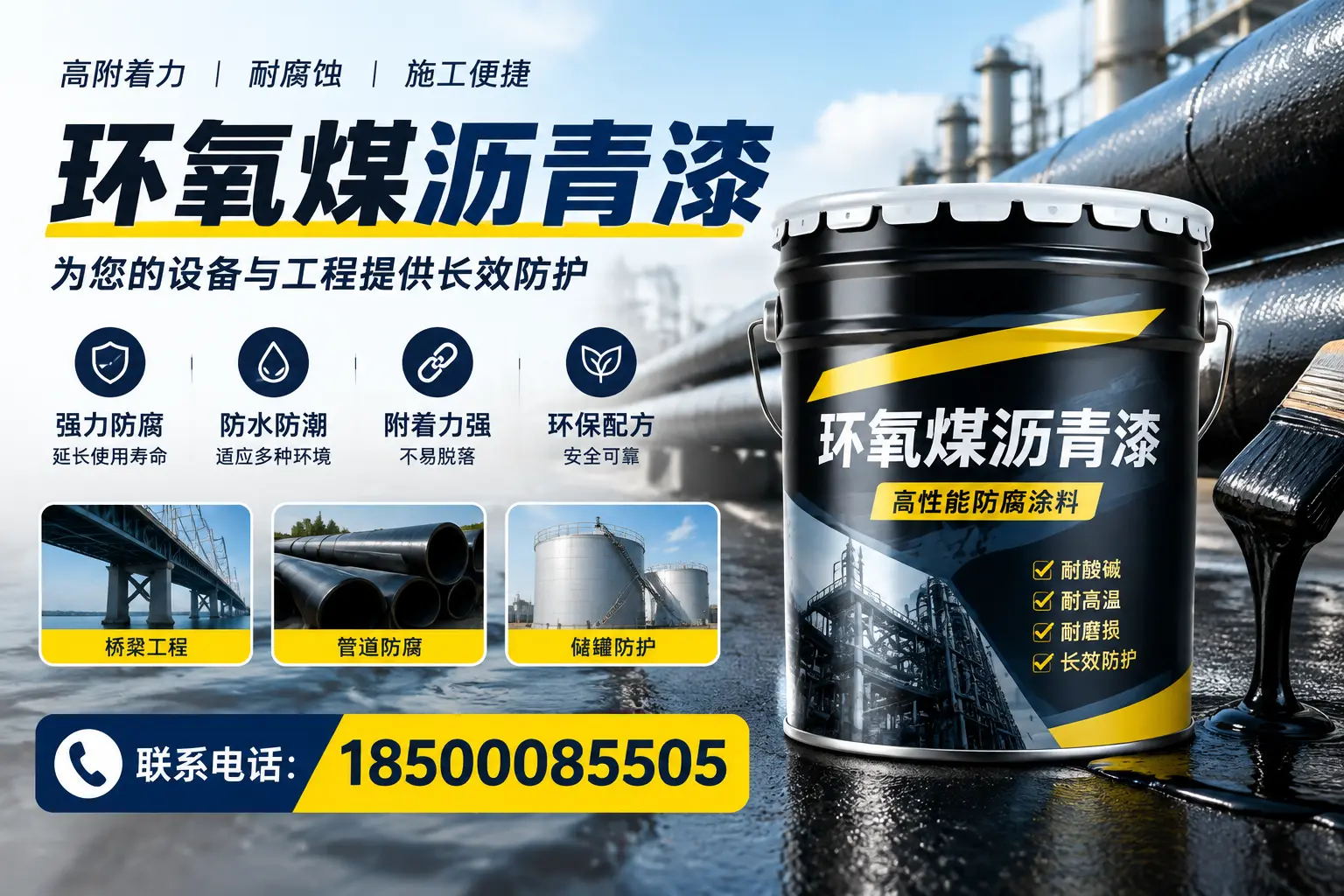 环氧煤沥青漆与其他涂料的对比分析,助力朔州企业决策